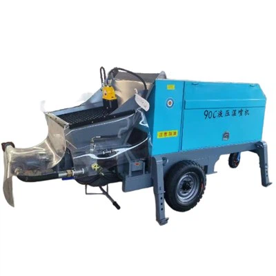 Хидраулична машина за мокри млазни бетон